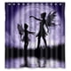 thumbnail image 1 of Cortina de ducha con diseño de hadas bailando en el cielo, juego de cortinas de baño con ganchos, tamaño 66 x 72 pulgadas, 1 of 3