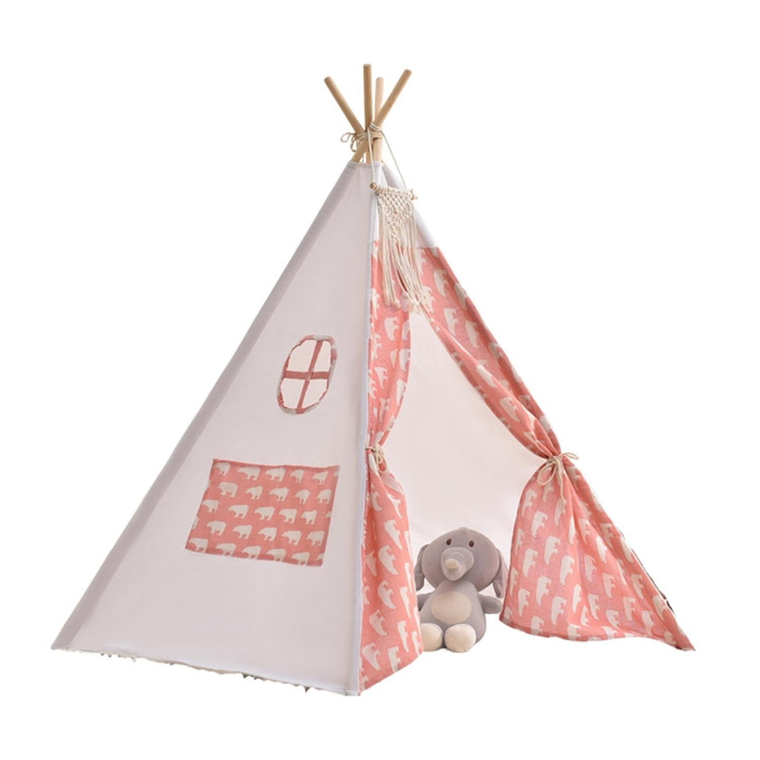 Figlio - Carpa Tipi Niños Infantil 160 Cm Oso Rosados Decoración