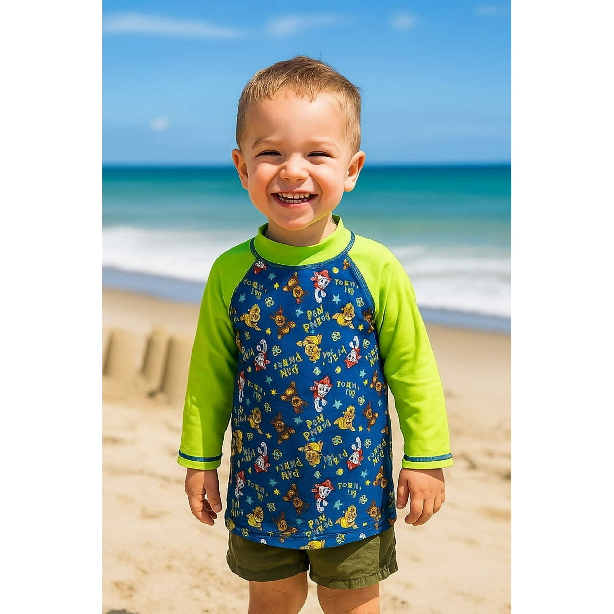 Lidl - Polera Para Playa Y Piscina Con Filtro Uv Talla 8-10 Años