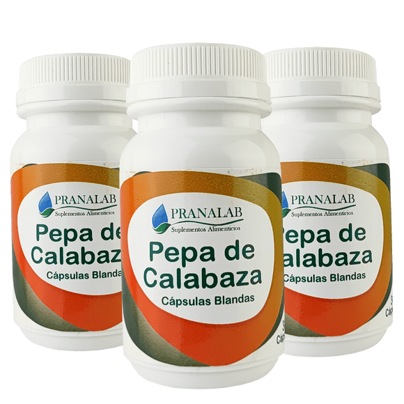 Pepa De Calabaza Pranalab Cápsulas Blandas 90 cápsulas