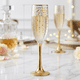 thumbnail image 4 of Pack 4 Copas Champagne Espumante Dorada Regalo Boda Fiesta, 4 of 8