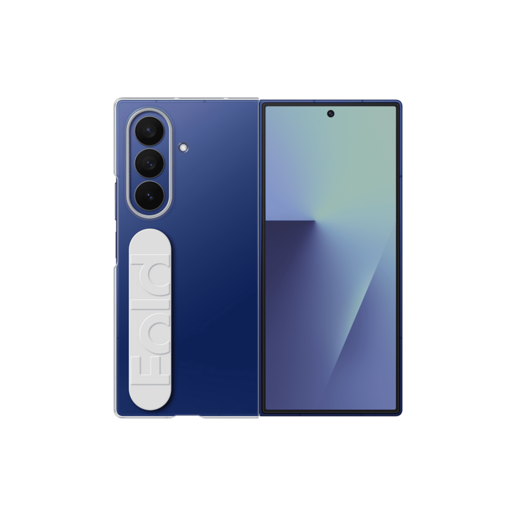 Samsung - Carcasa Transparente Galaxy Z Fold7 Con Agarre Transparente