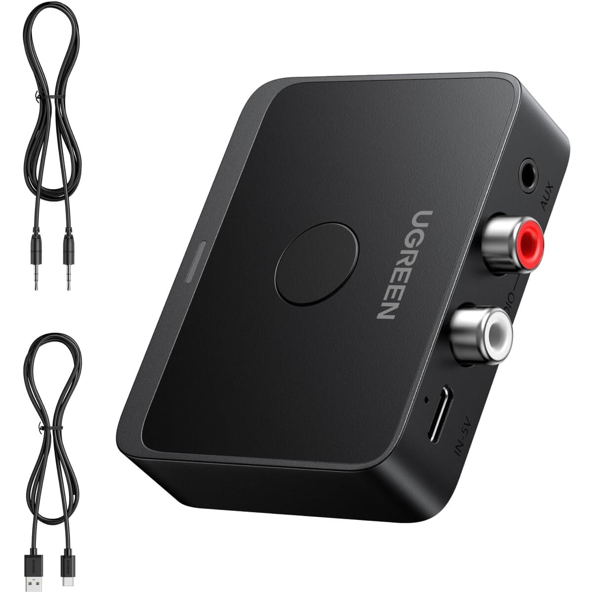 Receptor Bluetooth 6.0 Ugreen Ldac Hires 3.5mm Rca