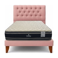 Vitelio - Cama Plaza Y Media + Colchon 1.5 Plazas Palo Rosa