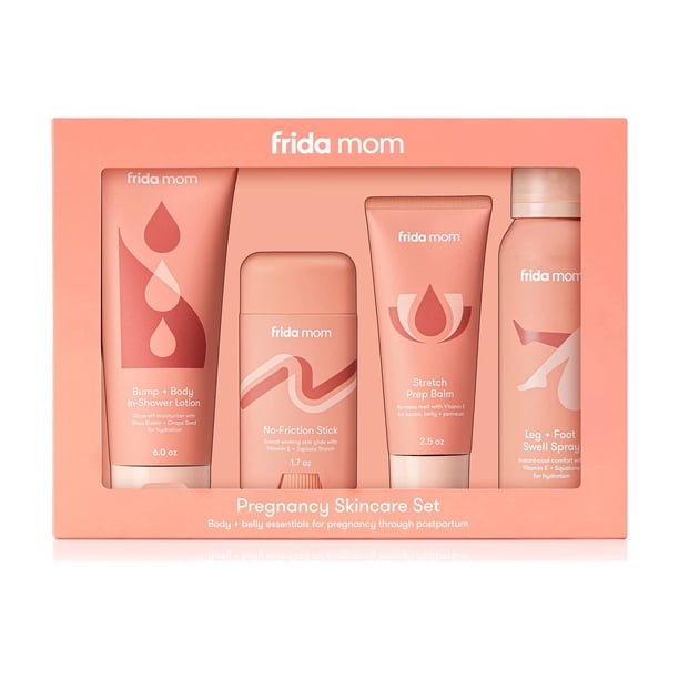 Set de alivio corporal para el cuidado de la piel durante el embarazo Frida Mom, 4 unidades