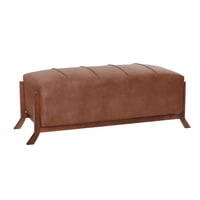 Latam Home - Banqueta Marsella Cuero Kentucky Tabaco