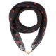thumbnail image 1 of INSPIRE CHIC Bufanda Cuadrada de Chifón con Lunares de los Años 50 para Mujer, Bufanda Retro Ligera y Suave con Hebilla Magnética 25.6x25.6" Negro-Puntos Rojos, 1 of 6