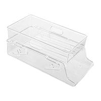 Magideal - Soporte Automático Para Latas, Almacenamiento De Latas De Cerveza Para Bebidas, Organizador Plegable Para Bebidas Con Ruedas Automáticas, Organizador