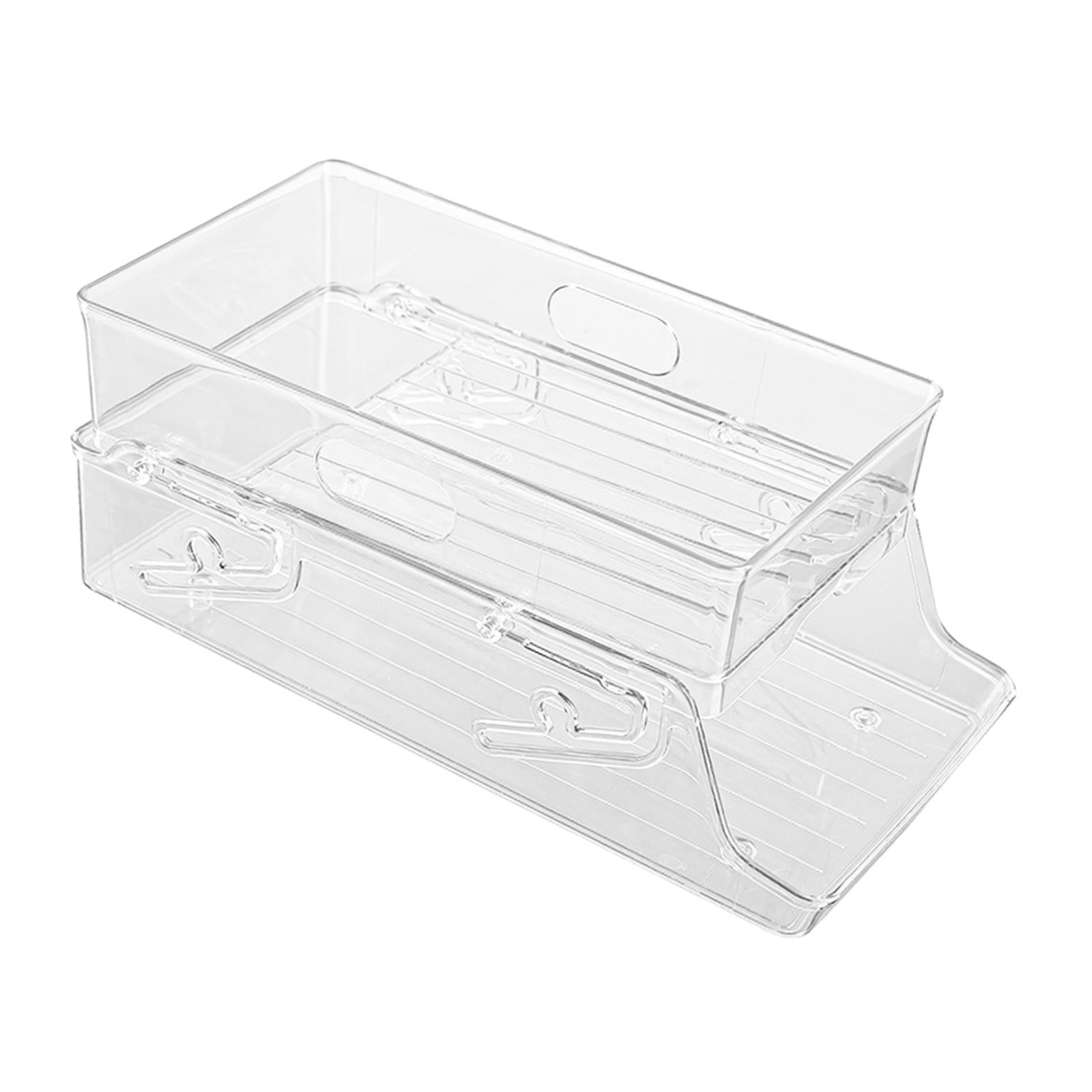 Magideal - Soporte Automático Para Latas, Almacenamiento De Latas De Cerveza Para Bebidas, Organizador Plegable Para Bebidas Con Ruedas Automáticas, Organizador