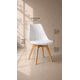 thumbnail image 3 of Pack de 6 Sillas Tulip Oak - Blanca, 3 of 8