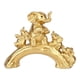 thumbnail image 2 of Estatua De Elefante De Resina, Escultura Moderna De Elefante Para Oficina, Estantería, Gabinete Dorado, 2 of 3