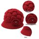 thumbnail image 3 of Gorro de invierno con ala de punto cálido, 3 of 5