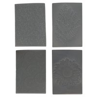 Bothyi - 4 Láminas De Textura De Arcilla Polimérica Para Estampado De Fondant, Tapete De Textura Boho Fácil De Usar