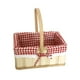 thumbnail image 3 of Canasto De Picnic De Madera Accesorios Para Fotos Cesto De Almacenamiento Para Playa Pan Al Aire Libre Grande, 3 of 3