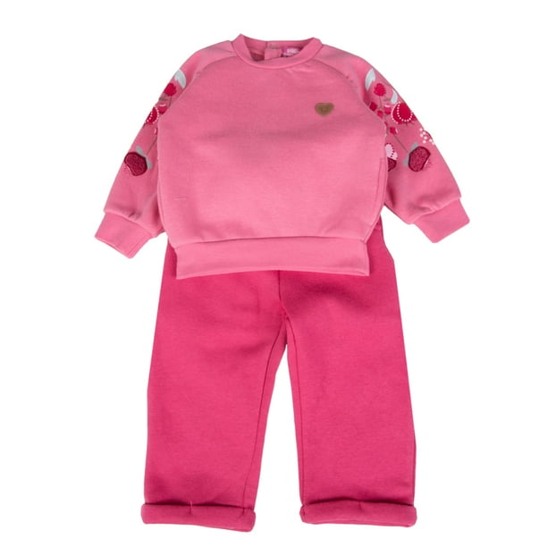 Buzo Bebé Niña Guinda Pillin