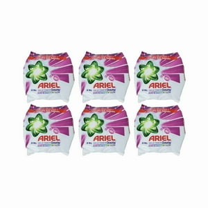 Pack 6 Unidades Detergentes En Polvo Ariel Downy 700Gr