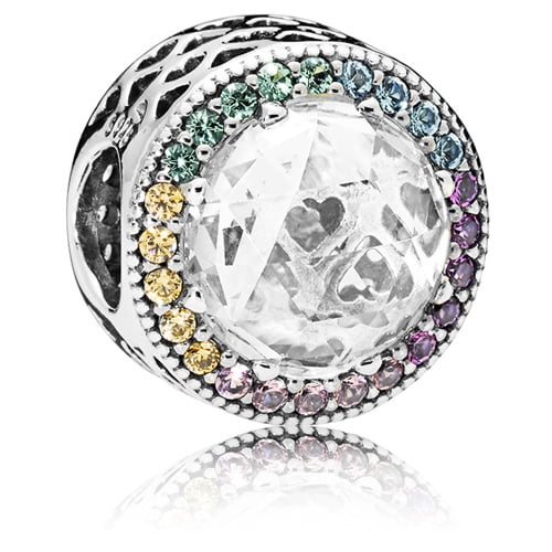 Charm Pandora Multi-Color Radiant Hearts