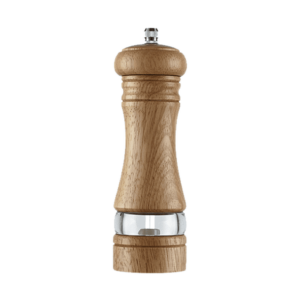 Juegos de molinillos de sal y pimienta de madera, molinillos de sal manuales clásicos, juegos de molinillos de pimienta recargables