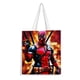 thumbnail image 1 of Deadpool / Dead Pool Bolso de tela con estampado de lienzo para mujer, bolsa de compras reutilizable y estética, con cremallera interior, regalo para mujer,38*45cm., 1 of 6