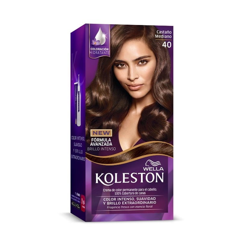 Koleston - Coloración Cabello 40 Castaño Medio Deity