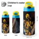 thumbnail image 2 of Bomberos Botella de Agua con Tapa Pop Top de Un Toque, Acero Inoxidable, a Prueba de Fugas, para Deportes, Botella Infantil azul 12 oz, 2 of 6
