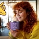 thumbnail image 2 of Taza de café KLUBI para regalo de cumpleaños para mujer, 400 ml, color morado, 2 of 9