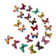 thumbnail image 1 of 100 Piezas DIY Mix Log Pintado Retro Botón De Mariposa Para Decoración De Pantalones De Abrigo, 1 of 7