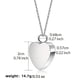 thumbnail image 2 of Collar relicario cenizas o recuerdos corazon silver "Always in my heart", 2 of 3