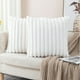 thumbnail image 1 of Fundas De Cojines Set X2 Cama Sillon Suave BLANCA 45 X 45 Almohada blanco, 1 of 9