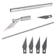 thumbnail image 4 of Bisturi Cortante Tipo Lapiz Con Cuchillas Metal Manualidades plateado, 4 of 9