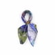 thumbnail image 1 of Pañuelo tipo seda 70 x 70 estampado floral con libélulas elegante azul Talla Única, 1 of 4
