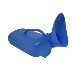 Maxcare - Urinario Plastico Mixto - Azul Azul