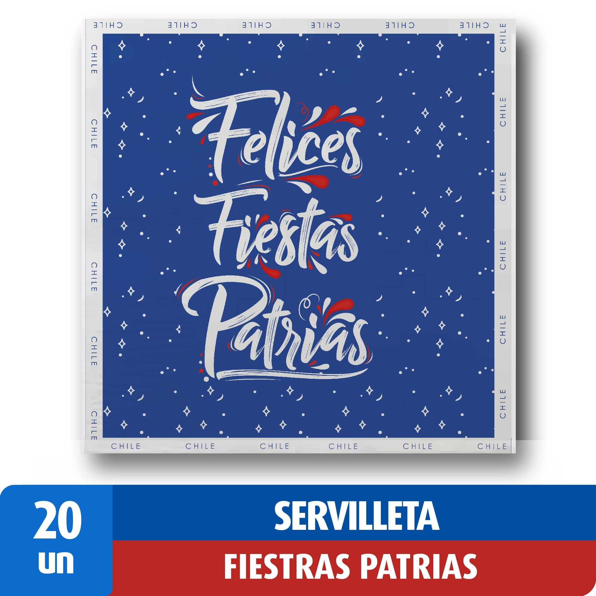 Servilletas Doble Hoja Style Fiestas Patrias Felices Fiestas 20 Un Lider