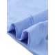 thumbnail image 5 of INSPIRE CHIC Blusas casuales con fruncido y botones decorativos para mujer, cuello en V, mangas cortas, para el regreso a clases, azul claro, talla L, 5 of 6