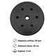 thumbnail image 3 of Barra Preolímpica 120 cm Cromada con 15 kg en Discos PVC, 3 of 5