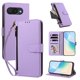 thumbnail image 2 of Funda con Billetera para [Google Pixel 10a] con Bolsillo Zipper y Tarjetero Morado claro, 2 of 6