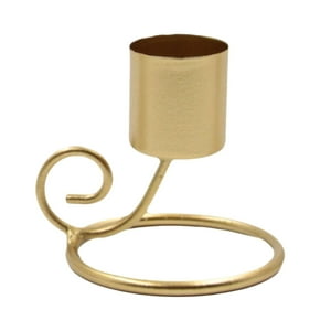 Genérico - Portavelas De Metal De Mesa Candelabro Decoración Para El Hogar Forma Única F