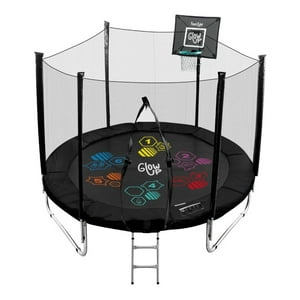 Glowup - Cama Elástica 10Ft + Malla Y Escalera