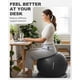 thumbnail image 4 of Silla de yoga Trideer para escritorio de oficina con base de 65 cm, 4 of 8