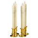 thumbnail image 3 of 4 Velas LED Cálidas Con Llama Oscilante Romántica, Velas Reales Para El Hogar, Boda, Oro B, 3 of 5