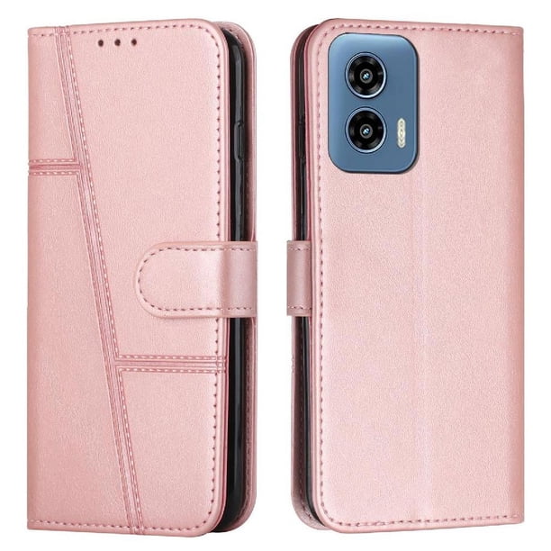 Funda Flip Para Motorola Moto G Play 5g 2024 – Carcasa Delgada Y Resistente A Impactos Con Soporte Para Uso Diario Y Profesional
