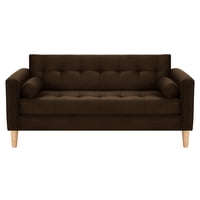 Bodevir - Sofa Retro 3C Felpa 05 Chocolate