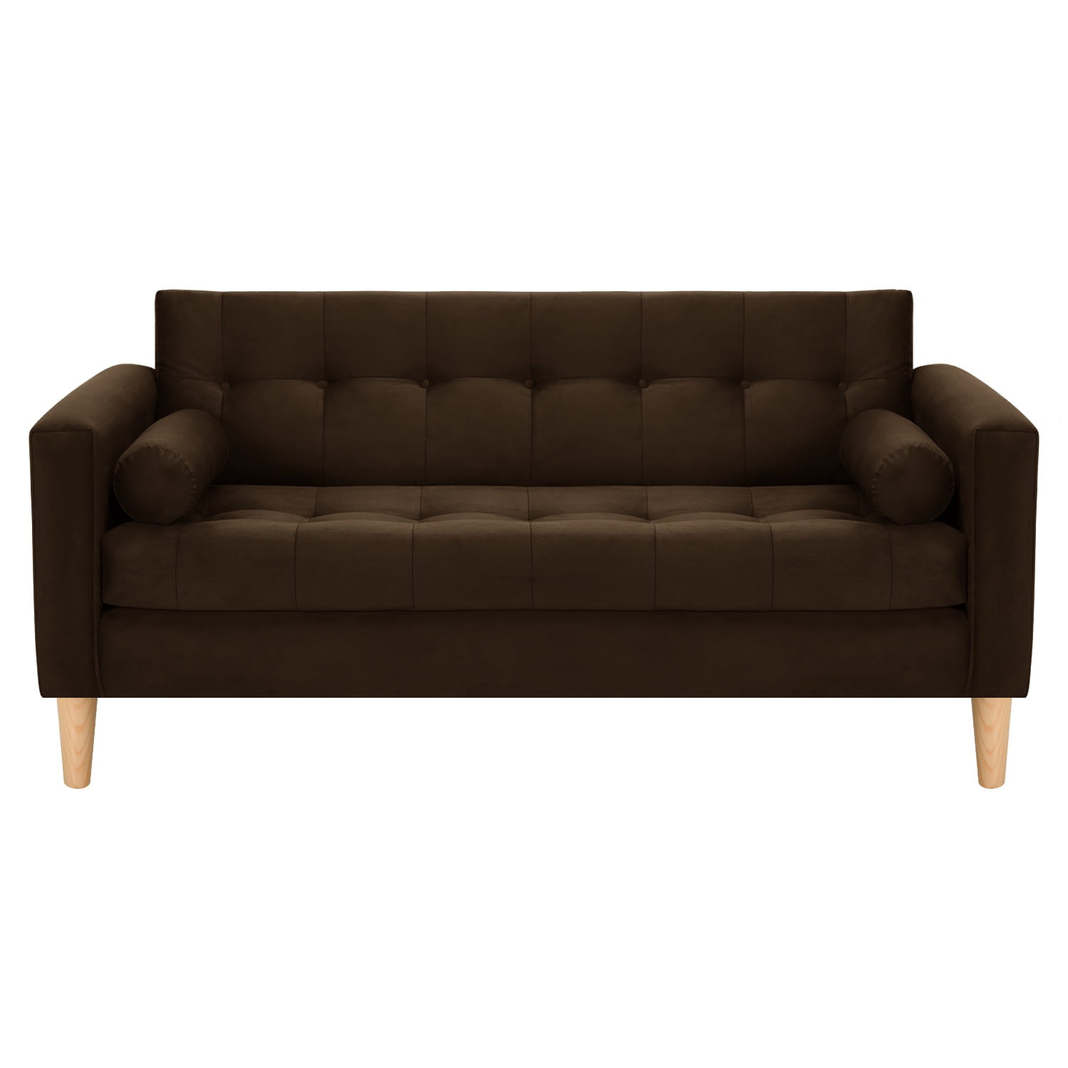 Bodevir - Sofa Retro 3c Felpa 05 Chocolate