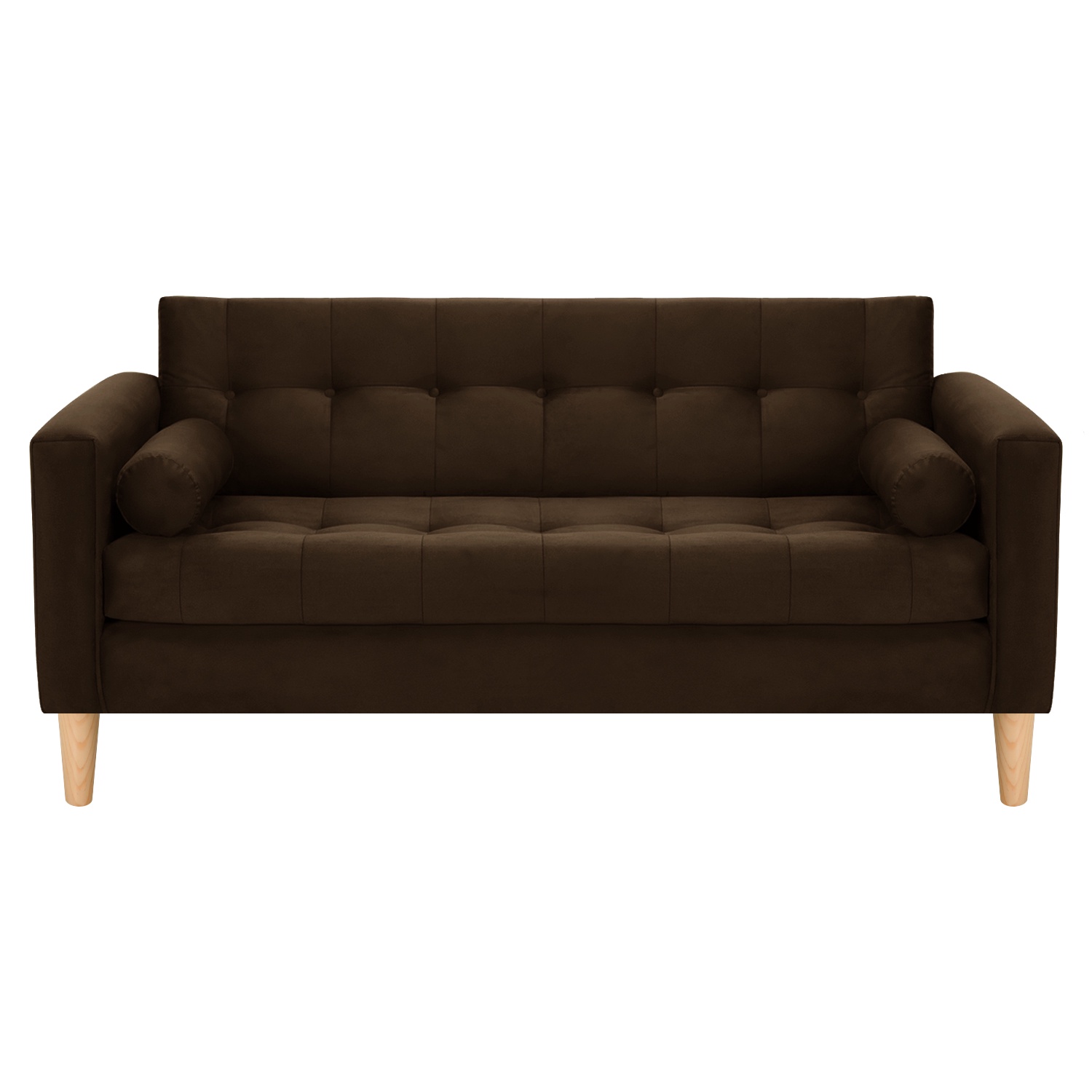 Bodevir - Sofa Retro 3C Felpa 05 Chocolate