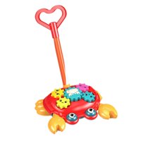 Magideal - Juguete Para Empujar Con La Mano Para Caminar, Juguetes Para Caminar De Aprendizaje De Educación Temprana, Carrito De Bebé, Juguete De Equilibrio Para