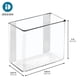 thumbnail image 3 of Cubo organizador iDesign 8 cm × 15 cm × 13 cm transparente, 3 of 7