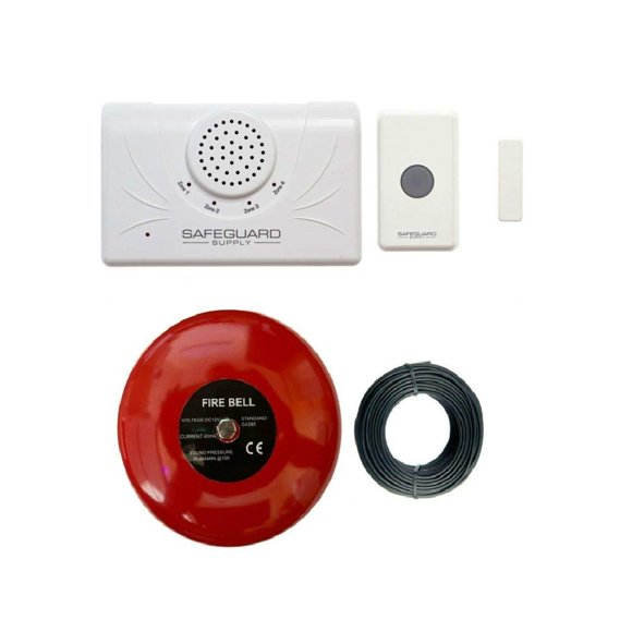 Alarma de Puerta Safeguard Supply 15 cm Campana Alta Inalámbrica
