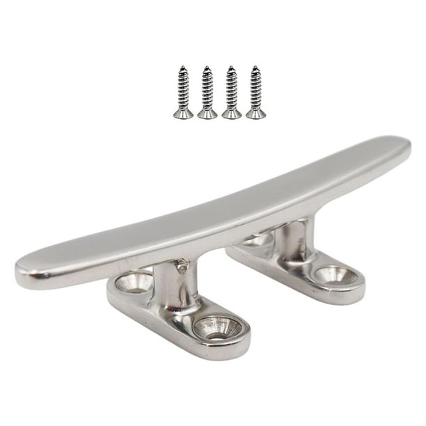 Pilar de de cuerda plana Cornamusa de para barco, práctico, versátil, estable, con cuerda plana, cornamusa marina para remolque , 15 Cm X 3.4 Cm 15 cm x 34 cm