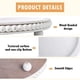 thumbnail image 2 of Bandeja Madera Redonda HPC Decor 30cm Blanca Beads, 2 of 3