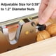 thumbnail image 3 of Cascanueces de alta resistencia con base de madera, pinzas ajustables para nueces, cascanueces manuales para todo tipo de nueces, herramienta para cascanueces de nueces, nueces pecanas, macadamias, av, 3 of 6
